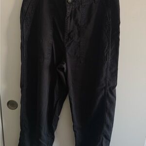 Everlane women black Dark Cargo Pants